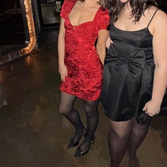 COPY - Rouje Janine Red Dress - Picture 2 of 5